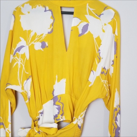 Free People Say You Love Me Keyhole Tie Blouse - Picture 5 of 8